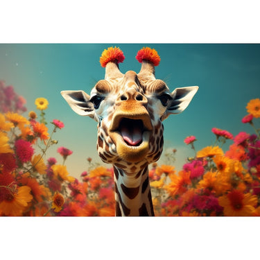 Girafe Rigolote Tableau